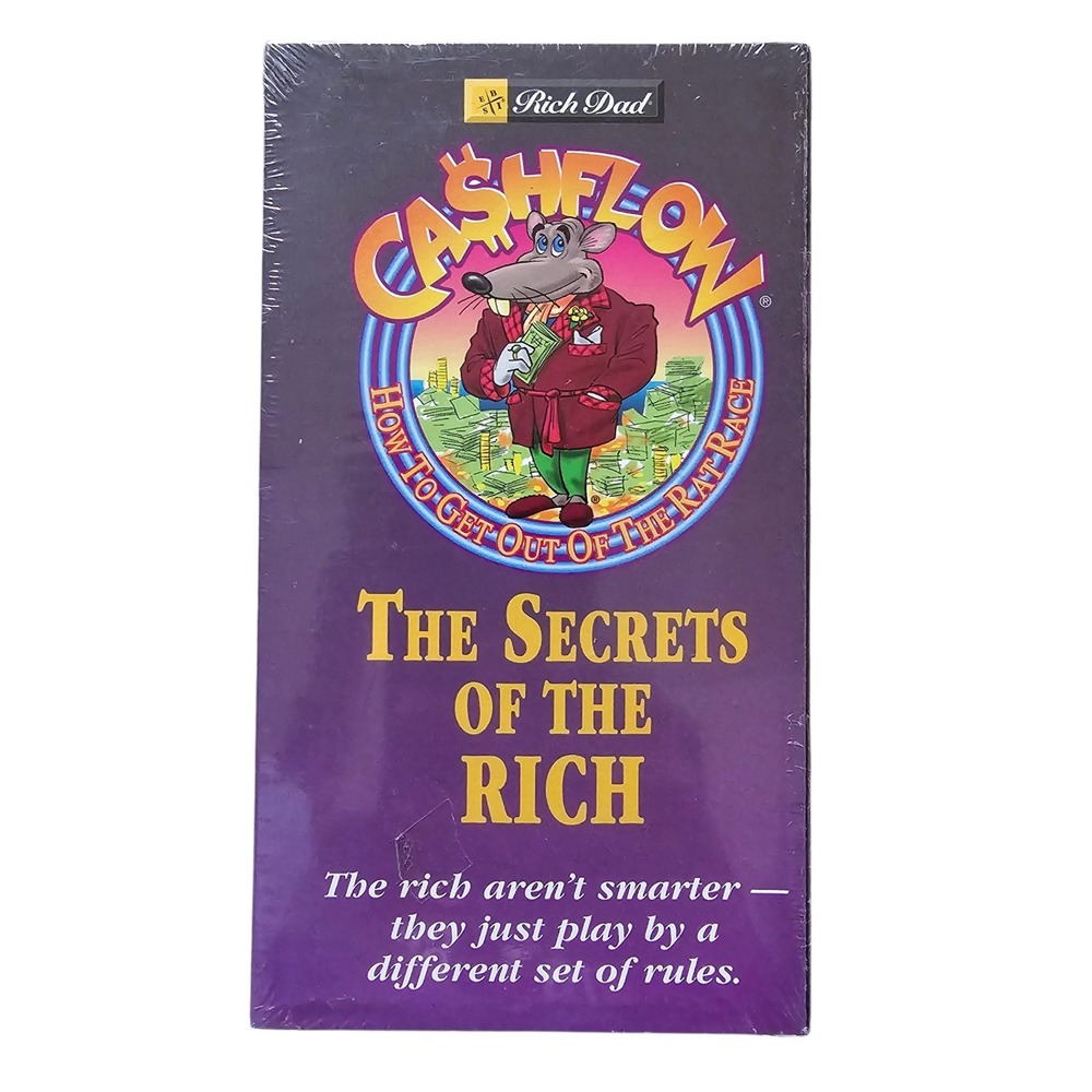 Rich Dad Cashflow The Secrets of the Rich VHS Educational Tape
